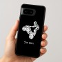 כיסוי בעיצוב אישי עם השם שלך לדגם - Google Pixel 8 5G בעיצוב רוכב טרקטורונים