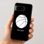 כיסוי בעיצוב אישי עם השם שלך לדגם - Google Pixel 8 5G בעיצוב כדורסל