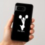 כיסוי בעיצוב אישי עם השם שלך לדגם - Google Pixel 8 5G בעיצוב מעודדת
