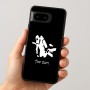 כיסוי בעיצוב אישי עם השם שלך לדגם - Google Pixel 8 5G בעיצוב צוללן