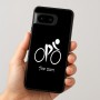 כיסוי בעיצוב אישי עם השם שלך לדגם - Google Pixel 8 5G בעיצוב אופניים אולימפיים