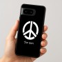 כיסוי בעיצוב אישי עם השם שלך לדגם - Google Pixel 8 5G בעיצוב סמל השלום