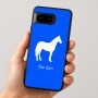 כיסוי בעיצוב אישי עם השם שלך לדגם - Google Pixel 8 5G בעיצוב סוס