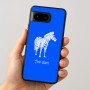 כיסוי בעיצוב אישי עם השם שלך לדגם - Google Pixel 8 5G בעיצוב זברה