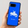 כיסוי בעיצוב אישי עם השם שלך לדגם - Google Pixel 8 5G בעיצוב הארלי-דיווידסון