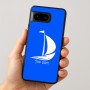 כיסוי בעיצוב אישי עם השם שלך לדגם - Google Pixel 8 5G בעיצוב סירה