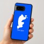 כיסוי בעיצוב אישי עם השם שלך לדגם - Google Pixel 8 5G בעיצוב שחקן כאב כדור