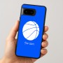 כיסוי בעיצוב אישי עם השם שלך לדגם - Google Pixel 8 5G בעיצוב כדורסל