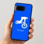 כיסוי בעיצוב אישי עם השם שלך לדגם - Google Pixel 8 5G בעיצוב רוכב אופניים