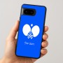 כיסוי בעיצוב אישי עם השם שלך לדגם - Google Pixel 8 5G בעיצוב פינג פונג