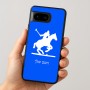 כיסוי בעיצוב אישי עם השם שלך לדגם - Google Pixel 8 5G בעיצוב שחקן פולו - סוס
