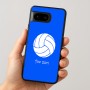 כיסוי בעיצוב אישי עם השם שלך לדגם - Google Pixel 8 5G בעיצוב כדור כדורעף