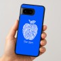 כיסוי בעיצוב אישי עם השם שלך לדגם - Google Pixel 8 5G בעיצוב הדפס תפוח