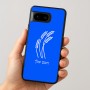 כיסוי בעיצוב אישי עם השם שלך לדגם - Google Pixel 8 5G בעיצוב חיטה גלית זהב