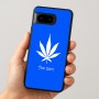 כיסוי בעיצוב אישי עם השם שלך לדגם - Google Pixel 8 5G בעיצוב עלה מריחואנה - גראס