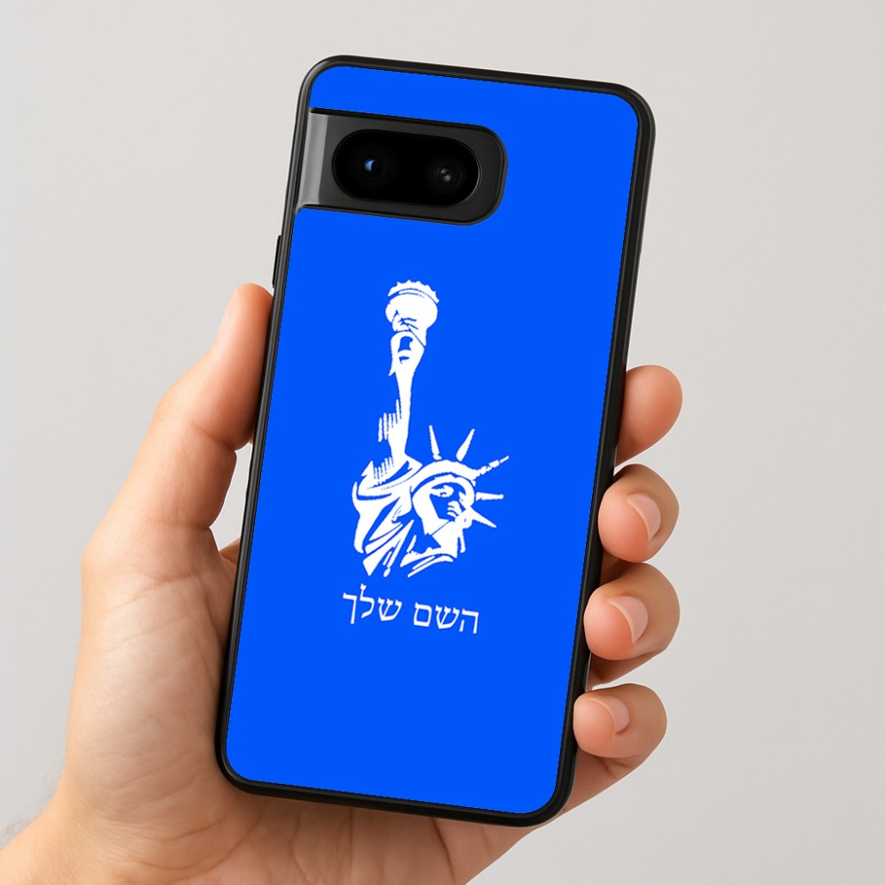 כיסוי בעיצוב אישי עם השם שלך לדגם - Google Pixel 8 5G בעיצוב פסל החירות