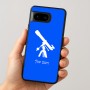 כיסוי בעיצוב אישי עם השם שלך לדגם - Google Pixel 8 5G בעיצוב טלסקופ