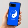 כיסוי בעיצוב אישי עם השם שלך לדגם - Google Pixel 8 5G בעיצוב סמל יינג יאנג