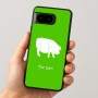 כיסוי בעיצוב אישי עם השם שלך לדגם - Google Pixel 8 5G בעיצוב חזיר