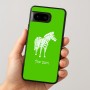 כיסוי בעיצוב אישי עם השם שלך לדגם - Google Pixel 8 5G בעיצוב זברה