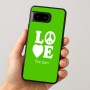 כיסוי בעיצוב אישי עם השם שלך לדגם - Google Pixel 8 5G בעיצוב אהבה