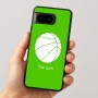 כיסוי בעיצוב אישי עם השם שלך לדגם - Google Pixel 8 5G בעיצוב כדורסל