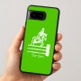 כיסוי בעיצוב אישי עם השם שלך לדגם - Google Pixel 8 5G בעיצוב רוכב סוסים