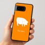 כיסוי בעיצוב אישי עם השם שלך לדגם - Google Pixel 8 5G בעיצוב חזיר
