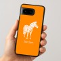 כיסוי בעיצוב אישי עם השם שלך לדגם - Google Pixel 8 5G בעיצוב זברה