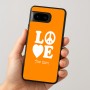כיסוי בעיצוב אישי עם השם שלך לדגם - Google Pixel 8 5G בעיצוב אהבה