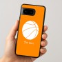כיסוי בעיצוב אישי עם השם שלך לדגם - Google Pixel 8 5G בעיצוב כדורסל