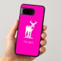 כיסוי בעיצוב אישי עם השם שלך לדגם - Google Pixel 8 5G בעיצוב צבי