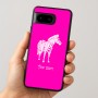כיסוי בעיצוב אישי עם השם שלך לדגם - Google Pixel 8 5G בעיצוב זברה