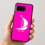 כיסוי בעיצוב אישי עם השם שלך לדגם - Google Pixel 8 5G בעיצוב סירה