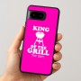 כיסוי בעיצוב אישי עם השם שלך לדגם - Google Pixel 8 5G בעיצוב מלך הגריל