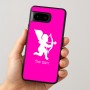 כיסוי בעיצוב אישי עם השם שלך לדגם - Google Pixel 8 5G בעיצוב קופידון