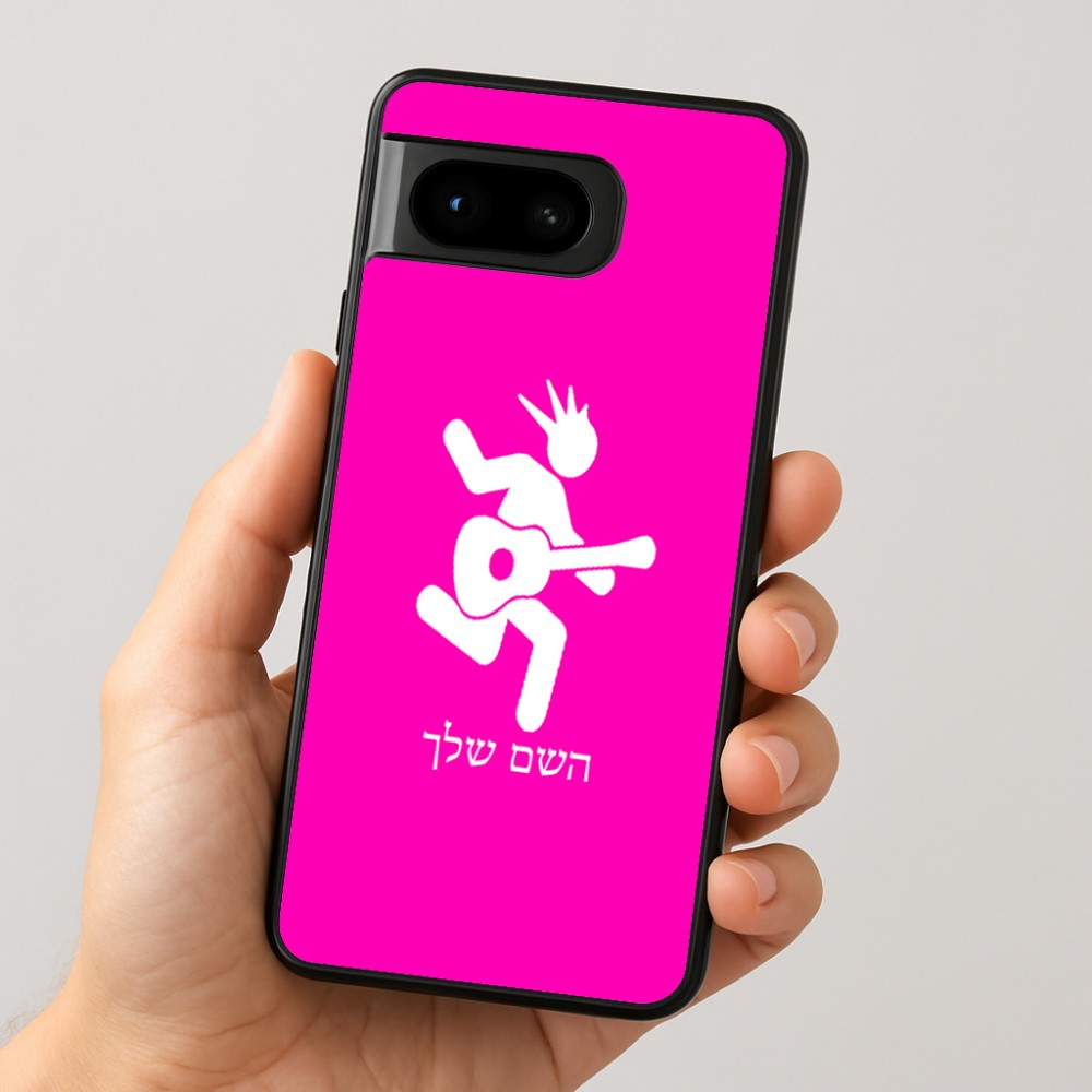 כיסוי בעיצוב אישי עם השם שלך לדגם - Google Pixel 8 5G בעיצוב נגן גיטרה