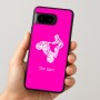 כיסוי בעיצוב אישי עם השם שלך לדגם - Google Pixel 8 5G בעיצוב רוכב טרקטורונים