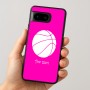 כיסוי בעיצוב אישי עם השם שלך לדגם - Google Pixel 8 5G בעיצוב כדורסל