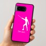 כיסוי בעיצוב אישי עם השם שלך לדגם - Google Pixel 8 5G בעיצוב לוחם סייף