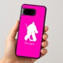 כיסוי בעיצוב אישי עם השם שלך לדגם - Google Pixel 8 5G בעיצוב הוקי שוערים
