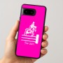 כיסוי בעיצוב אישי עם השם שלך לדגם - Google Pixel 8 5G בעיצוב רוכב סוסים