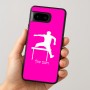 כיסוי בעיצוב אישי עם השם שלך לדגם - Google Pixel 8 5G בעיצוב קפיצת משוכות