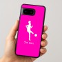 כיסוי בעיצוב אישי עם השם שלך לדגם - Google Pixel 8 5G בעיצוב שחקנית כדורגל - אישה