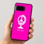 כיסוי בעיצוב אישי עם השם שלך לדגם - Google Pixel 8 5G בעיצוב גלובוסי שלום