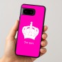 כיסוי בעיצוב אישי עם השם שלך לדגם - Google Pixel 8 5G בעיצוב כתר מלכותי