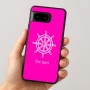 כיסוי בעיצוב אישי עם השם שלך לדגם - Google Pixel 8 5G בעיצוב הגה - קפטן - ים