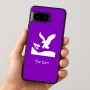 כיסוי בעיצוב אישי עם השם שלך לדגם - Google Pixel 8 5G בעיצוב נשר אמריקאי