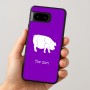 כיסוי בעיצוב אישי עם השם שלך לדגם - Google Pixel 8 5G בעיצוב חזיר