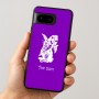 כיסוי בעיצוב אישי עם השם שלך לדגם - Google Pixel 8 5G בעיצוב ארנב מחזיק גזר